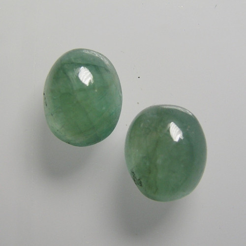 Vzácné přírodní Grandidierity, 3,02ct./Pár, 7x6 mm