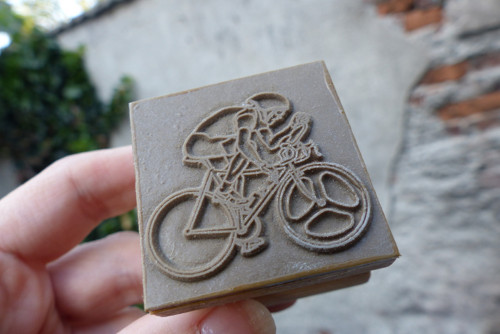 Cyklistika...staré tiskátko, razítko