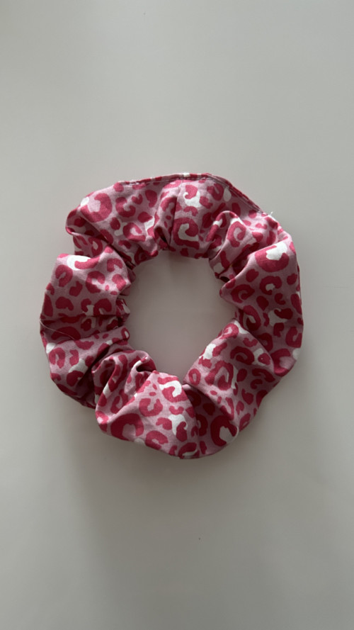 Scrunchie gumička - růžová