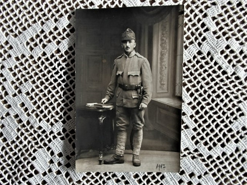 Voják s dýkou - fotografie