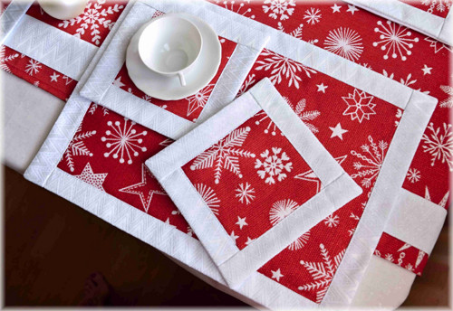 Prostírání pod hrníček 18x18 - Noel