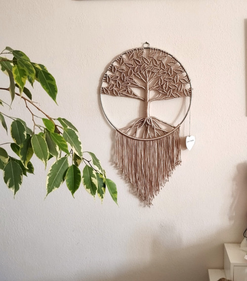 Macramé Strom života 30 cm