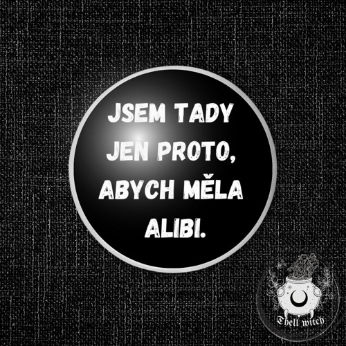 Placka button špendlík Alibi — foto 1