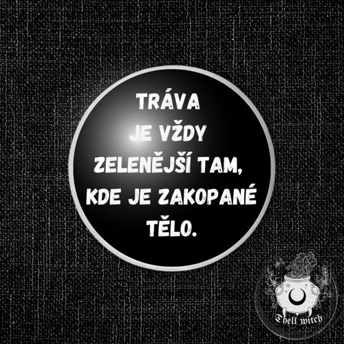 Placka button špendlík Tráva
