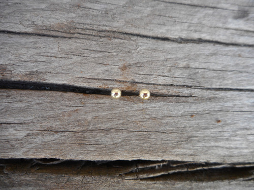 Náušničky guličky 3mm