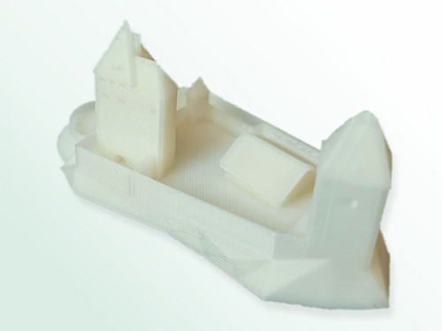 Model hrádku Čeladná vytvořený 3D tiskem