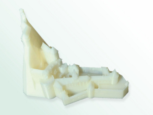 Model Oravského hradu vytvořený 3D tiskem