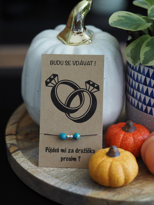 Dárková karta - Půjdeš mi za družičku ?
