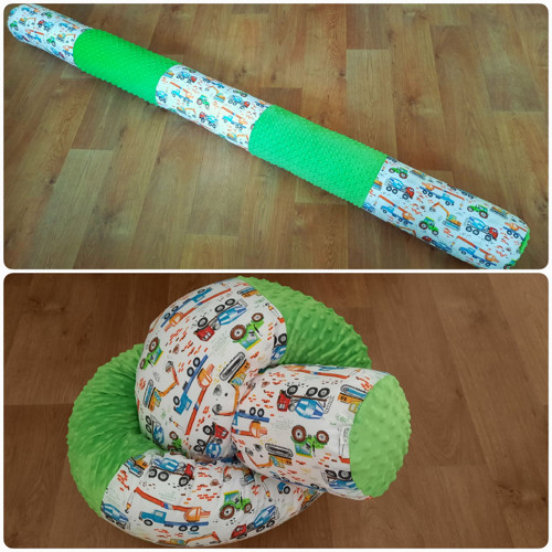 Válec 160cm se zelenou minky — foto 1