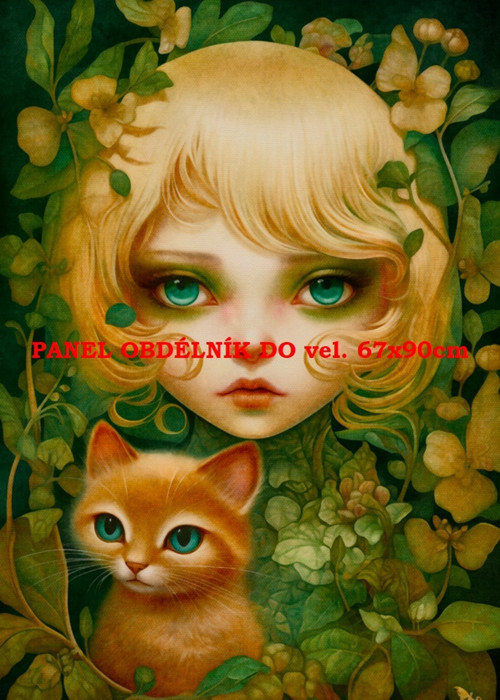 Bavlněný panel - varianty velikostí / 11x15 cm