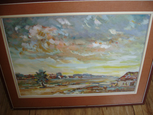 Starožitný obraz - olej - Musil - 1959