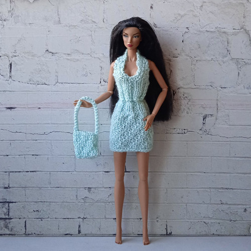 Barbie, FR, Integrity - triko, sukně, kabelka — foto 1