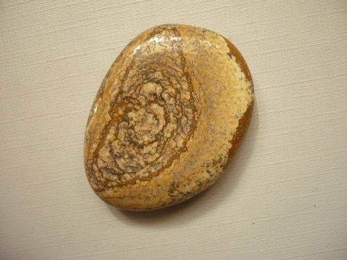 Placka - jaspis obrázkový 42 mm, č.697f