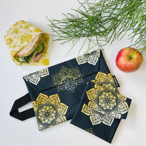 Svačinová sada Mandala Black