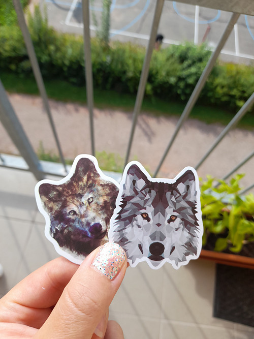 Samolepky překvapení-VLK — foto 1