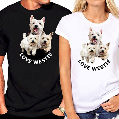 West Highland Teriér Tričko unisex