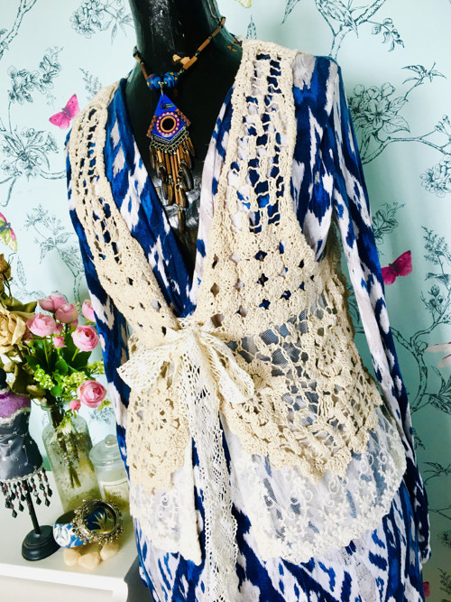 Vestička boho háčkovaná — foto 1