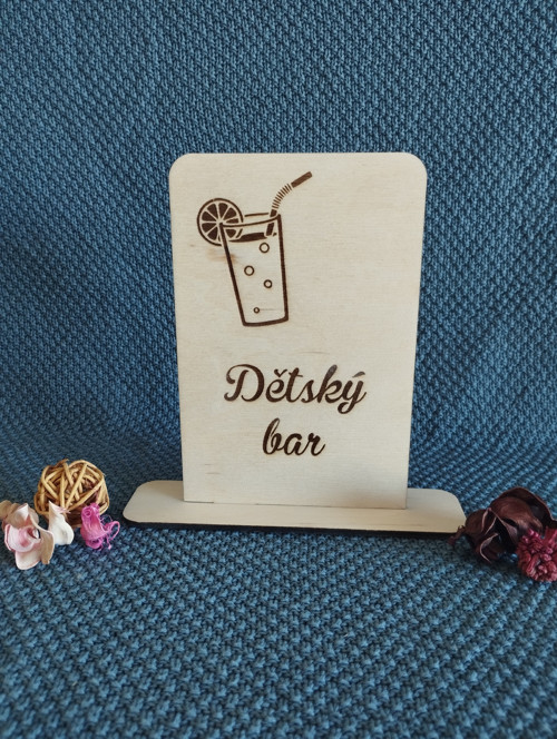 Cedulka - Dětský bar