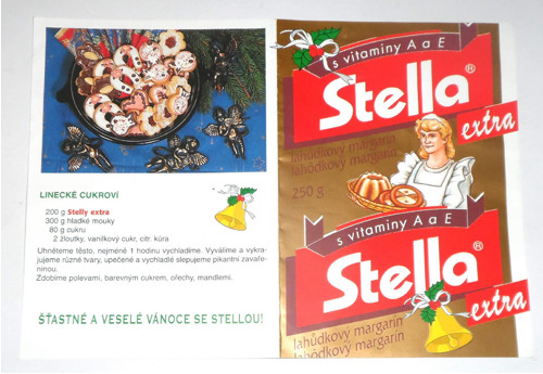 Reklamní LETÁK s recepty • Stella margarín