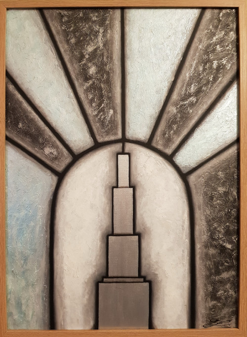 Název: Art Deco - ZÁŘE NAD BUDOVOU