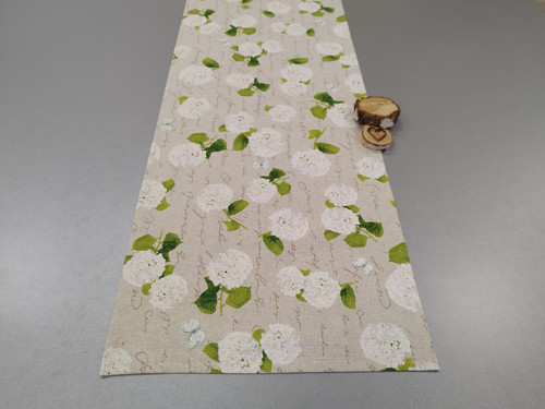 Šerpa 40*140cm BÍLÉ HORTENZIE
