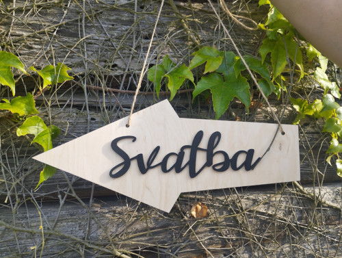 Směrovka - šipka široká