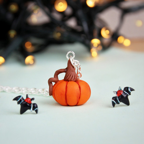 Halloween- sada dýně s netopýri