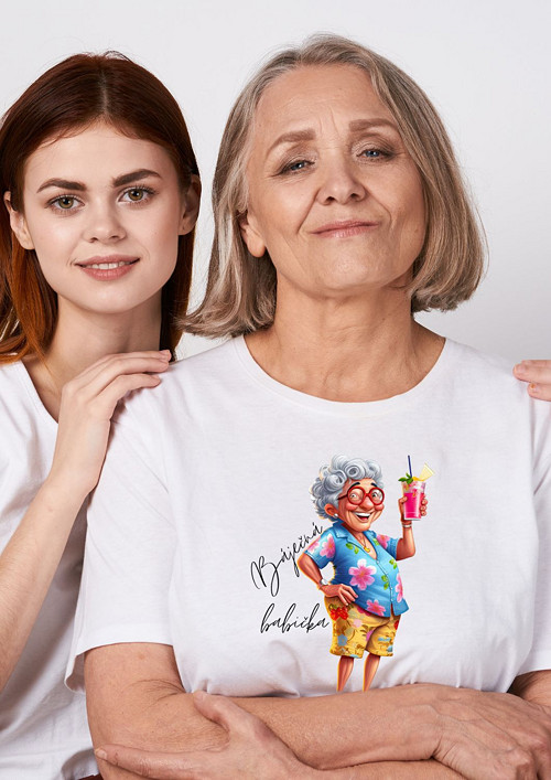 Dámské tričko "Báječná babička" — foto 1