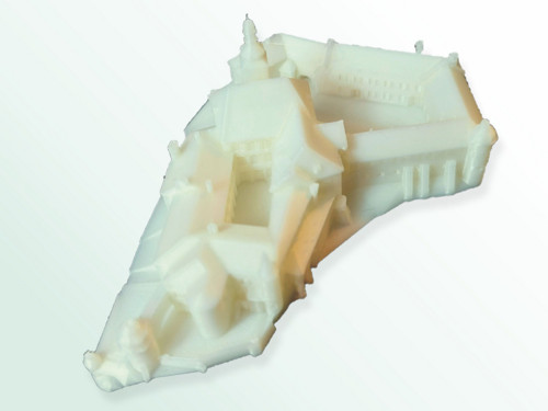 Model zámku Frýdek vytvořený 3D tiskem