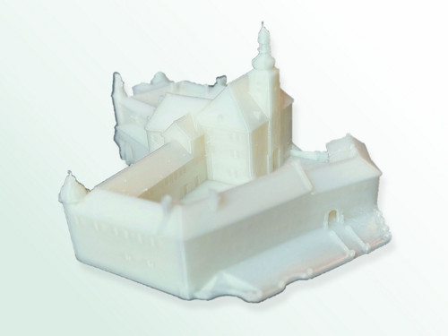 Model zámku Frýdek "mini" vytvořený 3D tiskem