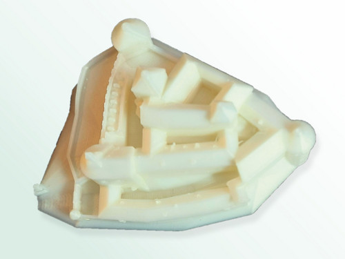 Model hradu Krásná Hôrka MINI vytvořený 3D tiskem