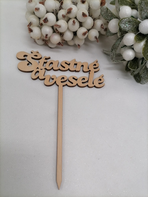 Vánoční zápich šťastné a veselé