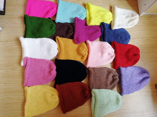 Pletené čepice 2v1 (různé barvy)