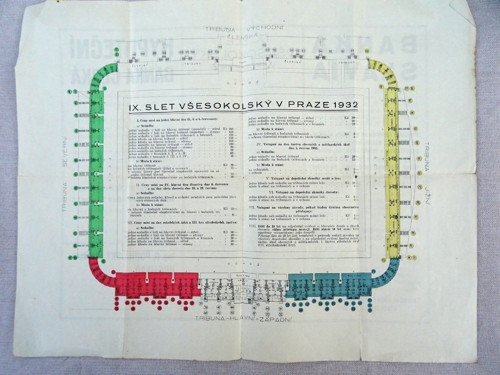 Slet všesokolský v Praze 1932 - plakát