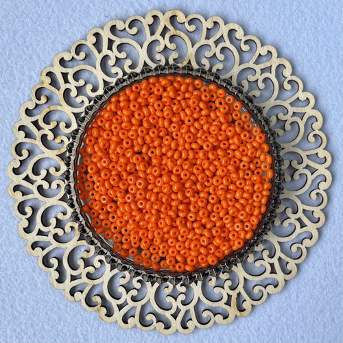 Korálky - oranžové 50 g