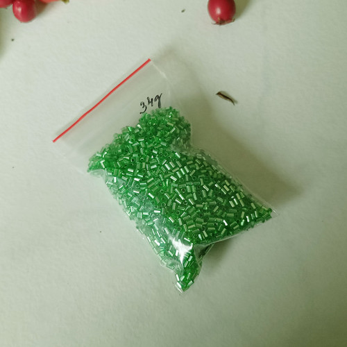 Rokajl sekaný - zelená lesklá 34g