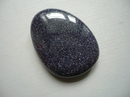 Placka - avanturín modrý 42 mm, č.534f