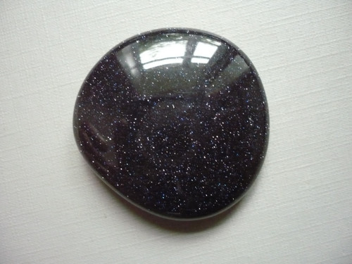 Placka - avanturín modrý 42 mm, č.538f — foto 1