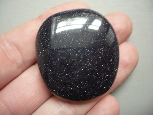 Placka - avanturín modrý 43 mm, č.903f