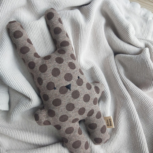 Mini Bubu Rabbit Soft - Brown dots — foto 1