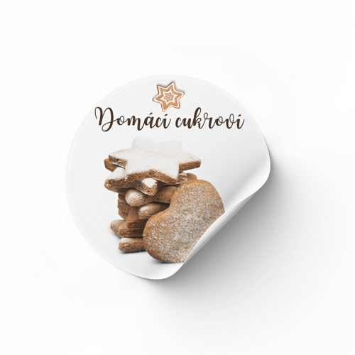 Domácí cukroví 3 - samolepky
