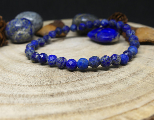 Lapis Lazuli - broušený náramek