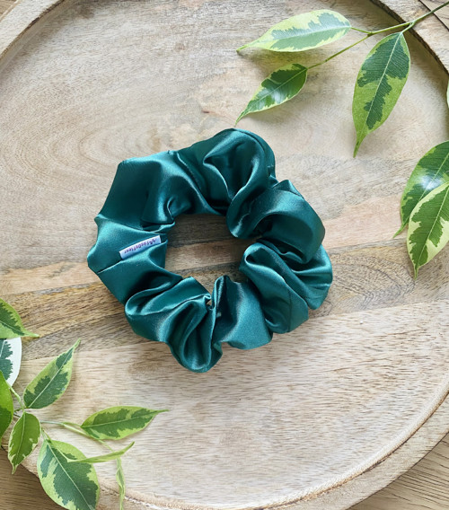 Scrunchie gumička zelená - poslední kus — foto 1