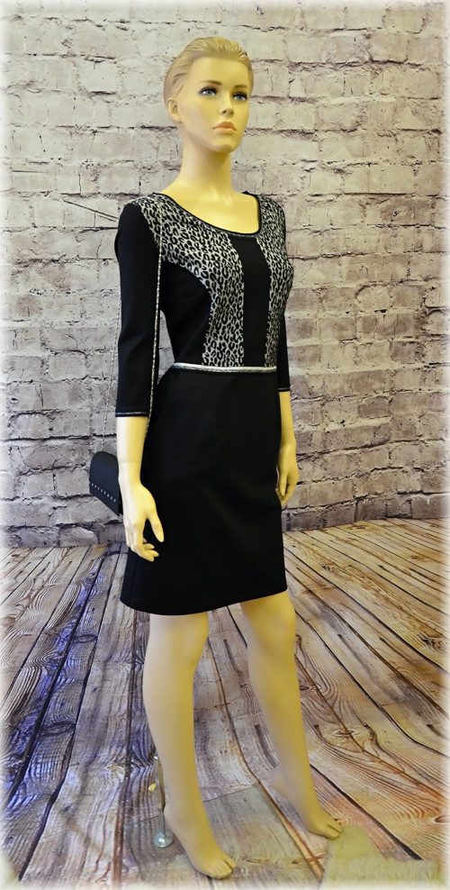 Šaty s kapsami - Wild fashion - Vel. 38