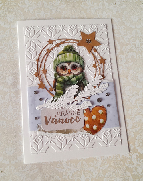 Přání Vánoční sova — foto 1