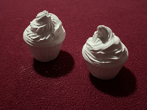 Sádrový odlitek - cupcake