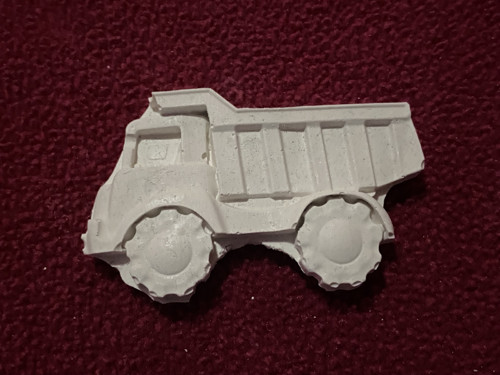 Sádrový odlitek - nákladní vozidlo auto