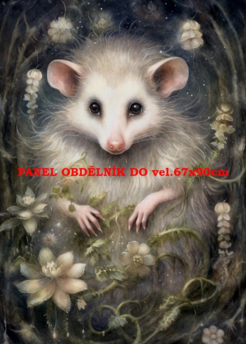 Bavlněný panel 18x25 cm - skladem — foto 1