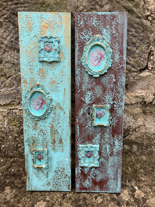Set vintage panelů