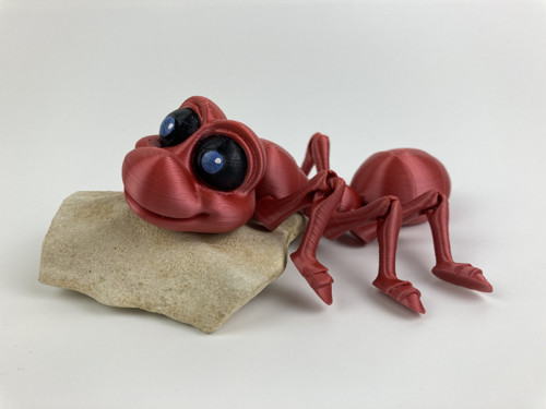 Flexi mravenec - červený, 3D tisk — foto 1